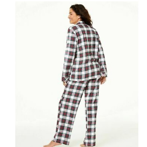 Macy's Intimates & Sleepwear Womens Christmas Stewart Plaid Pajamas